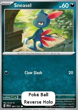 Sneasel⁣ - Prismatic Evolutions: Additionals⁣ (Common)⁣ [061]