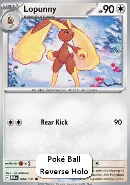 Lopunny⁣ - Prismatic Evolutions: Additionals⁣ (Common)⁣ [084]