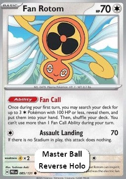 Fan Rotom⁣ - Prismatic Evolutions: Additionals⁣ (Common)⁣ [085]