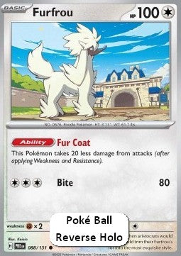 Furfrou⁣ - Prismatic Evolutions: Additionals⁣ (Common)⁣ [088]