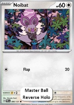 Noibat⁣ - Prismatic Evolutions: Additionals⁣ (Common)⁣ [090]