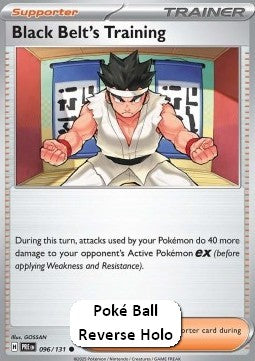 Black Belt's Training⁣ - Prismatic Evolutions: Additionals⁣ (Common)⁣ [096]