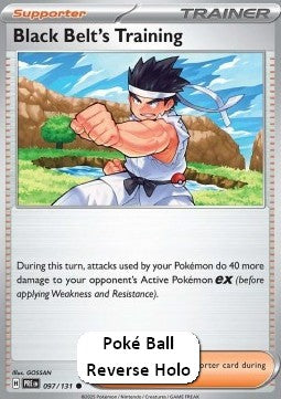 Black Belt's Training⁣ - Prismatic Evolutions: Additionals⁣ (Common)⁣ [097]