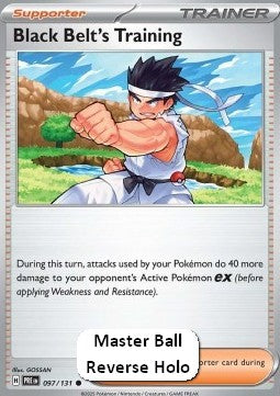 Black Belt's Training⁣ - Prismatic Evolutions: Additionals⁣ (Common)⁣ [097]