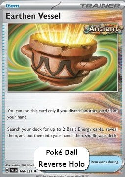 Earthen Vessel⁣ - Prismatic Evolutions: Additionals⁣ (Uncommon)⁣ [106]