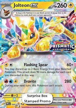 Jolteon ex - Prismatic Evolutions: Additionals (Promo) [xPRE-030]