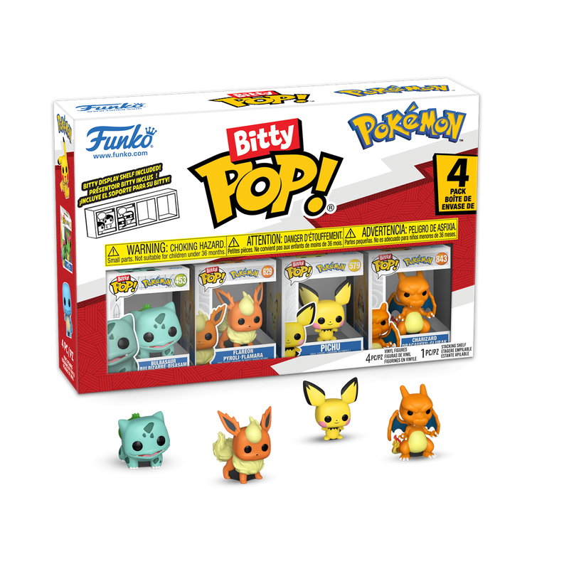 Funko Bitty POP! Pokemon Bulbasaur 4-Pack Figur