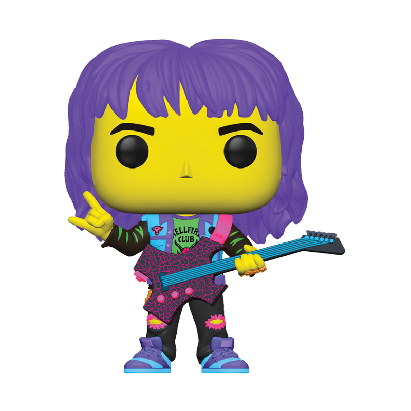 Funko POP! - Stranger Things: Eddie with Guitar - Black Light (Special Edition) #1250