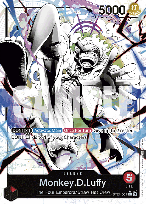 Monkey.D.Luffy (ST21-001) (V.2) - Starter Deck: EX Gear 5 (Alternate Art) [ST-21-001]