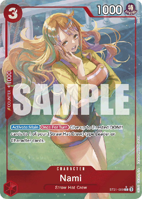 Nami (ST21-009) (V.2) - Starter Deck: EX Gear 5 (Alternate Art) [ST-21-009]