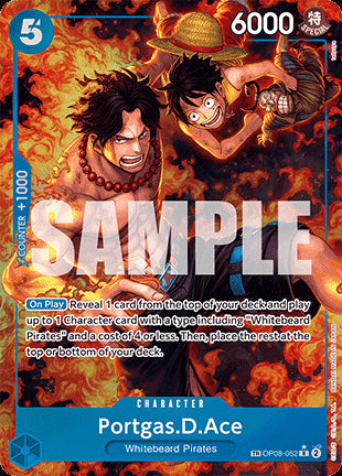Portgas.D.Ace (OP08-052)⁣ - Royal Blood⁣ (Special Rare)⁣ [OP08-052]