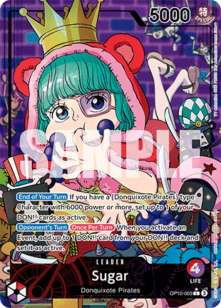 Sugar (OP10-003) (V.2) - Royal Blood (Alternate Art) [OP10-003]