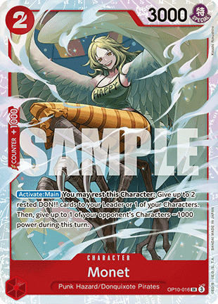 Monet (OP10-016) (V.1) - Royal Blood (Super Rare) [OP10-016]