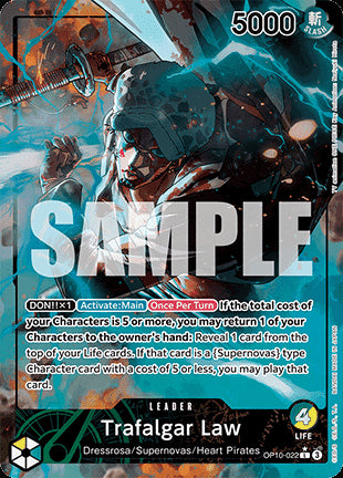 Trafalgar Law (OP10-022) (V.2)⁣ - Royal Blood⁣ (Alternate Art)⁣ [022]