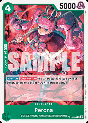 Perona (OP10-036)⁣ - Royal Blood⁣ (Common)⁣ [036]