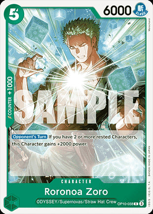 Roronoa Zoro (OP10-038)⁣ - Royal Blood⁣ (Common)⁣ [038]