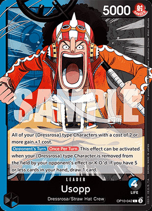 Usopp (OP10-042) (V.1)⁣ - Royal Blood⁣ (Leader)⁣ [042]