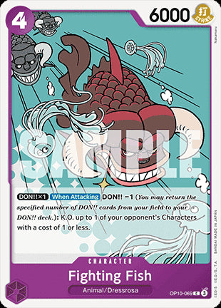 Fighting Fish (OP10-069)⁣ - Royal Blood⁣ (Common)⁣ [069]