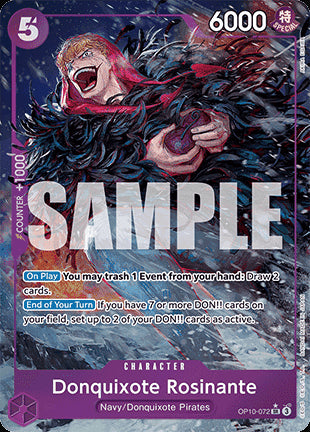 Donquixote Rosinante (OP10-072) (V.2)⁣ - Royal Blood⁣ (Alternate Art)⁣ [072]