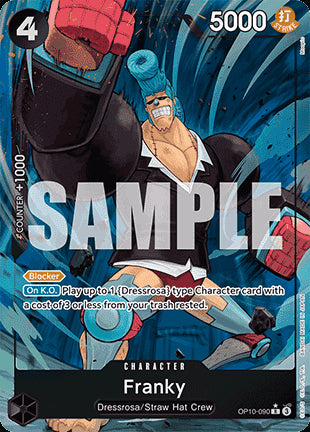 Franky (OP10-090) (V.2)⁣ - Royal Blood⁣ (Alternate Art)⁣ [090]