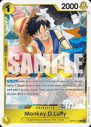 Monkey.D.Luffy (OP10-111) (V.1)⁣ - Royal Blood⁣ (Rare)⁣ [111]