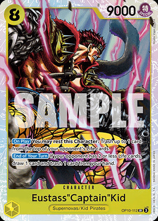 Eustass"Captain"Kid (OP10-112) (V.1)⁣ - Royal Blood⁣ (Super Rare)⁣ [112]