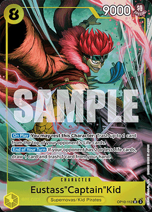 Eustass"Captain"Kid (OP10-112) (V.2)⁣ - Royal Blood⁣ (Alternate Art)⁣ [112]