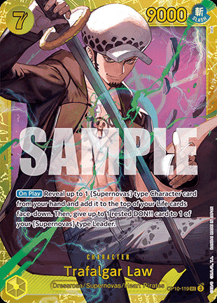 Trafalgar Law (OP10-119) (V.1)⁣ - Royal Blood⁣ (Secret Rare)⁣ [119]