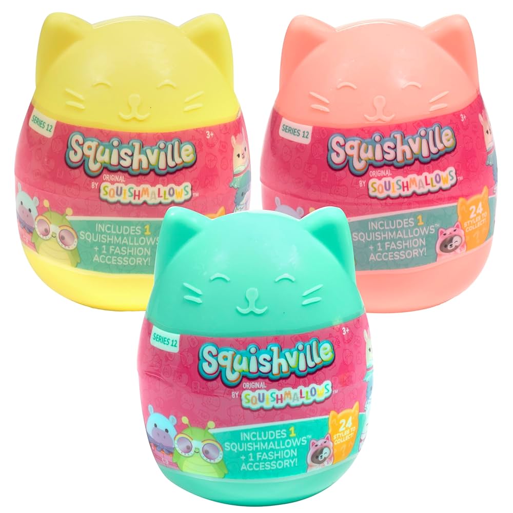 Squishmallows: Squishville Mystery Plush - Series 12 - 5 cm Bamse
