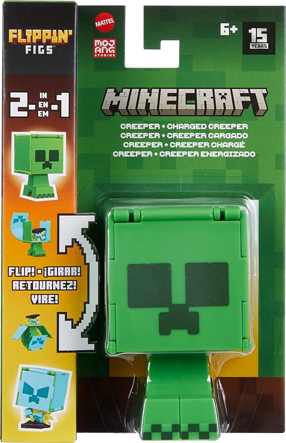 Flippin' Figs: Minecraft Mob Head - Creeper/Charged Creeper