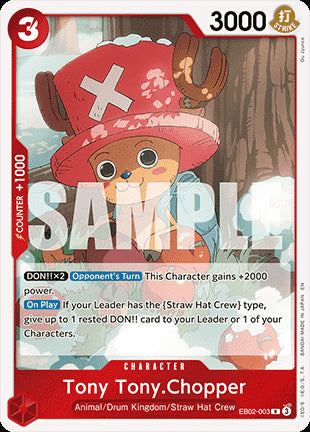 Tony Tony.Chopper (EB02-003) (V.1)⁣ - Anime 25th Collection⁣ (Rare)⁣ [003]