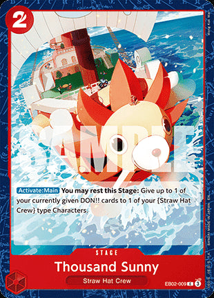 Thousand Sunny (EB02-009)⁣ - Anime 25th Collection⁣ (Common)⁣ [009]