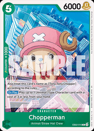 Chopperman (EB02-016)⁣ - Anime 25th Collection⁣ (Common)⁣ [016]