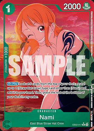 Nami (EB02-017) (V.2)⁣ - Anime 25th Collection⁣ (Alternate Art)⁣ [017]