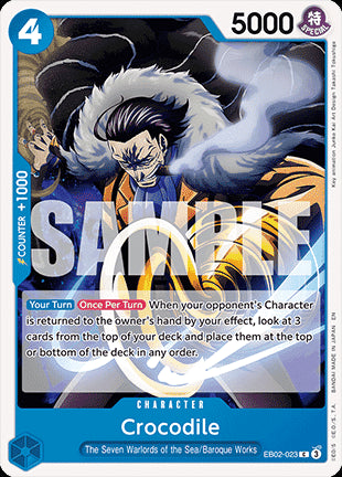 Crocodile (EB02-023)⁣ - Anime 25th Collection⁣ (Common)⁣ [023]