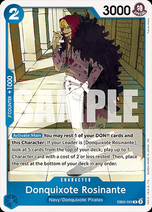 Donquixote Rosinante (EB02-025)⁣ - Anime 25th Collection⁣ (Rare)⁣ [025]
