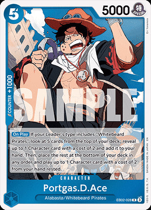 Portgas.D.Ace (EB02-028)⁣ - Anime 25th Collection⁣ (Rare)⁣ [028]