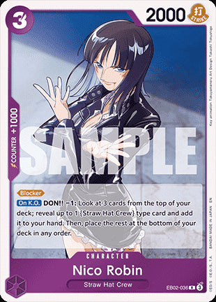 Nico Robin (EB02-036) (V.1)⁣ - Anime 25th Collection⁣ (Rare)⁣ [036]