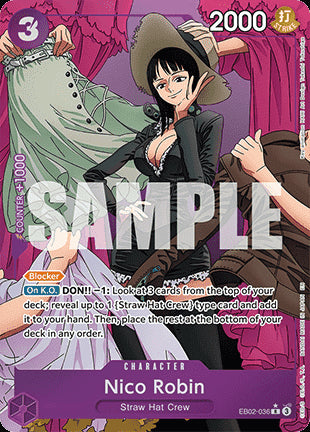 Nico Robin (EB02-036) (V.2)⁣ - Anime 25th Collection⁣ (Alternate Art)⁣ [036]
