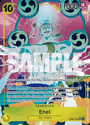 Enel (EB02-052) (V.2)⁣ - Anime 25th Collection⁣ (Alternate Art)⁣ [052]