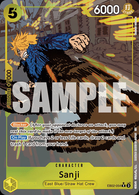 Sanji (EB02-054) (V.2)⁣ - Anime 25th Collection⁣ (Alternate Art)⁣ [054]