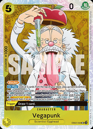 Vegapunk (EB02-056) (V.1)⁣ - Anime 25th Collection⁣ (Super Rare)⁣ [056]
