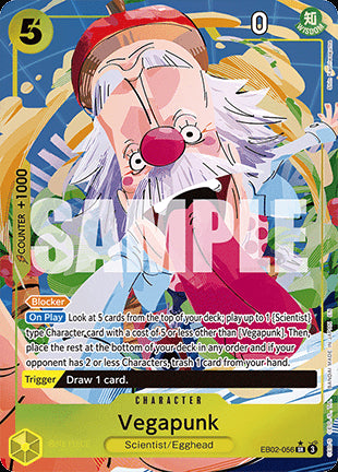 Vegapunk (EB02-056) (V.2)⁣ - Anime 25th Collection⁣ (Alternate Art)⁣ [056]