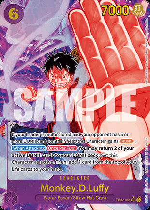 Monkey.D.Luffy (EB02-061) (V.2)⁣ - Anime 25th Collection⁣ (Alternate Art)⁣ [061]