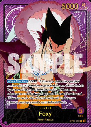 Foxy (OP07-059)⁣ - Anime 25th Collection⁣ (Special Rare)⁣ [OP07-059]