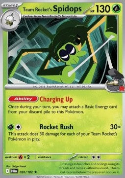 Team Rocket's Spidops⁣ - Destined Rivals⁣ (Rare)⁣ [020]