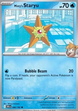 Misty's Staryu⁣ - Destined Rivals⁣ (Common)⁣ [046]