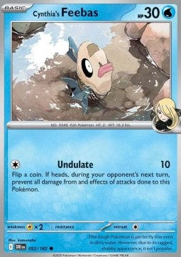 Cynthia's Feebas⁣ - Destined Rivals⁣ (Common)⁣ [052]