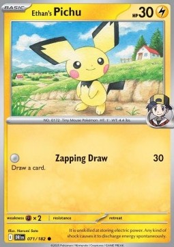 Ethan's Pichu⁣ - Destined Rivals⁣ (Common)⁣ [071]