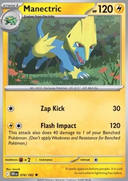 Manectric⁣ - Destined Rivals⁣ (Uncommon)⁣ [076]